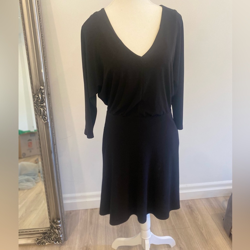 RW&CO Jersey Black Dress